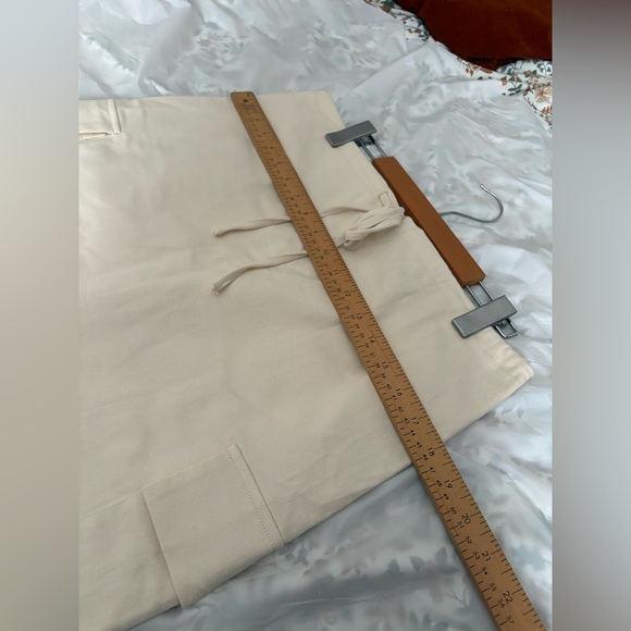 Princess Polly NWT my girl utility skirt beige size 8 long stretch drawstring - Picture 8 of 12